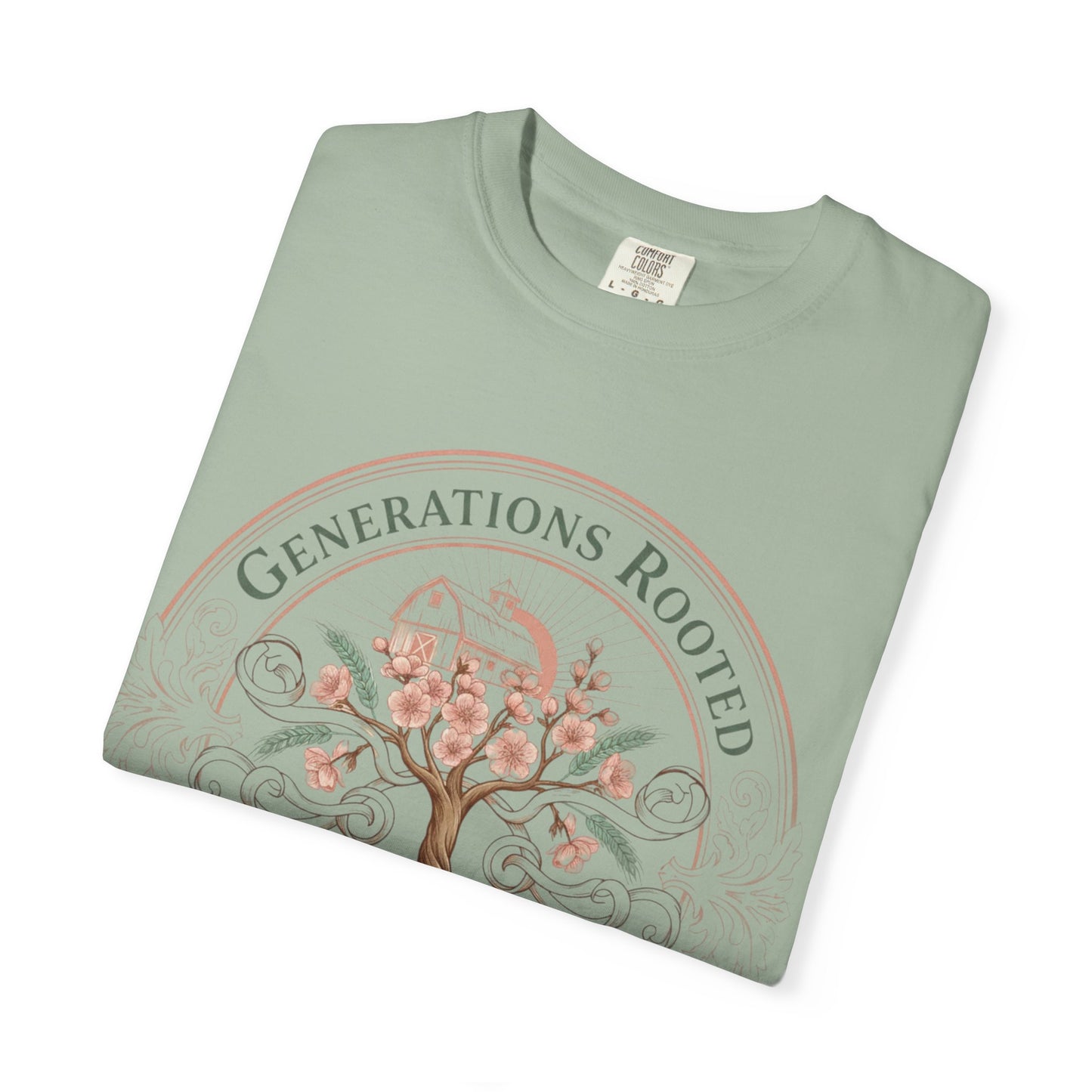 Roots & Renewal Tree T-Shirt — "Generations Rooted, Grace Renewed"