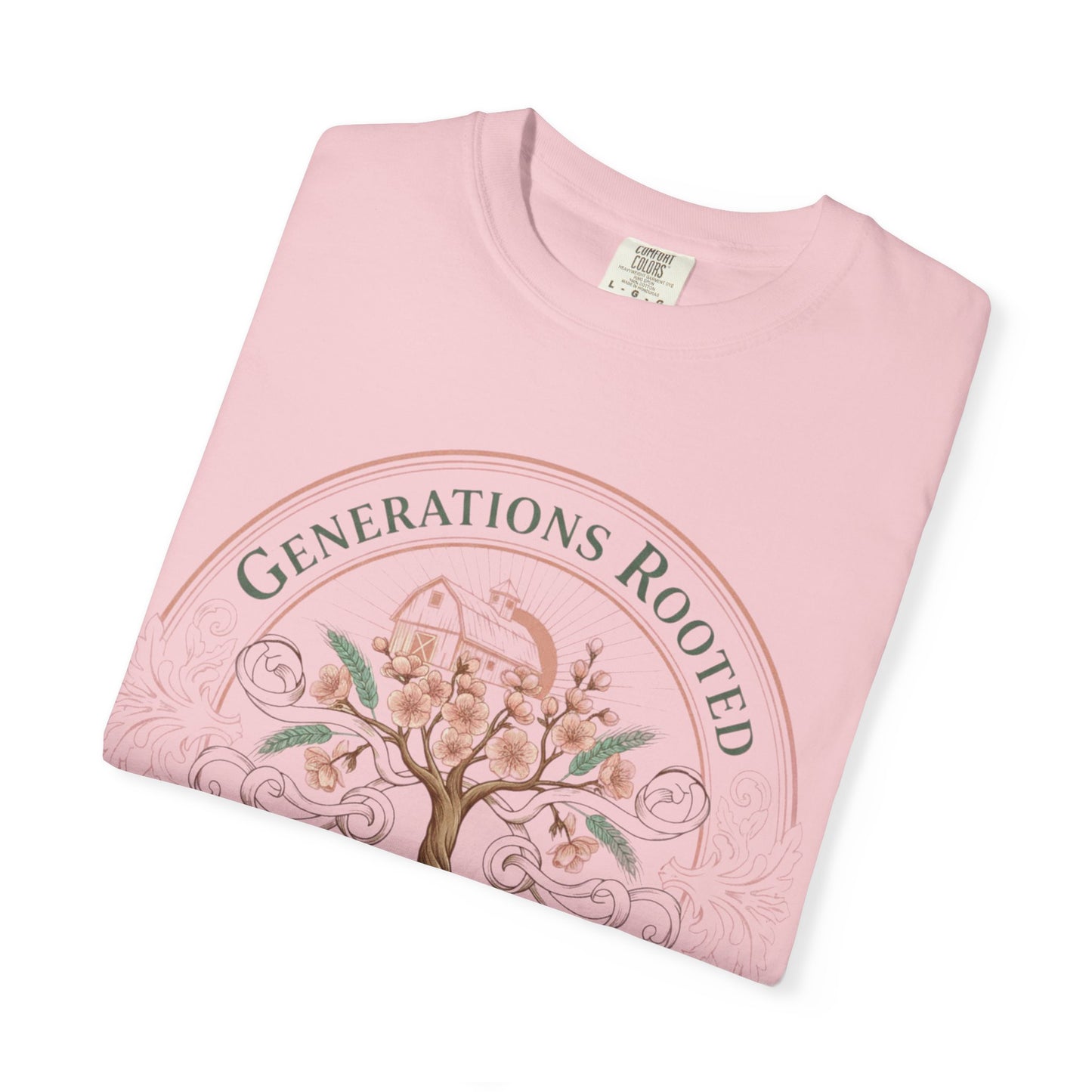 Roots & Renewal Tree T-Shirt — "Generations Rooted, Grace Renewed"